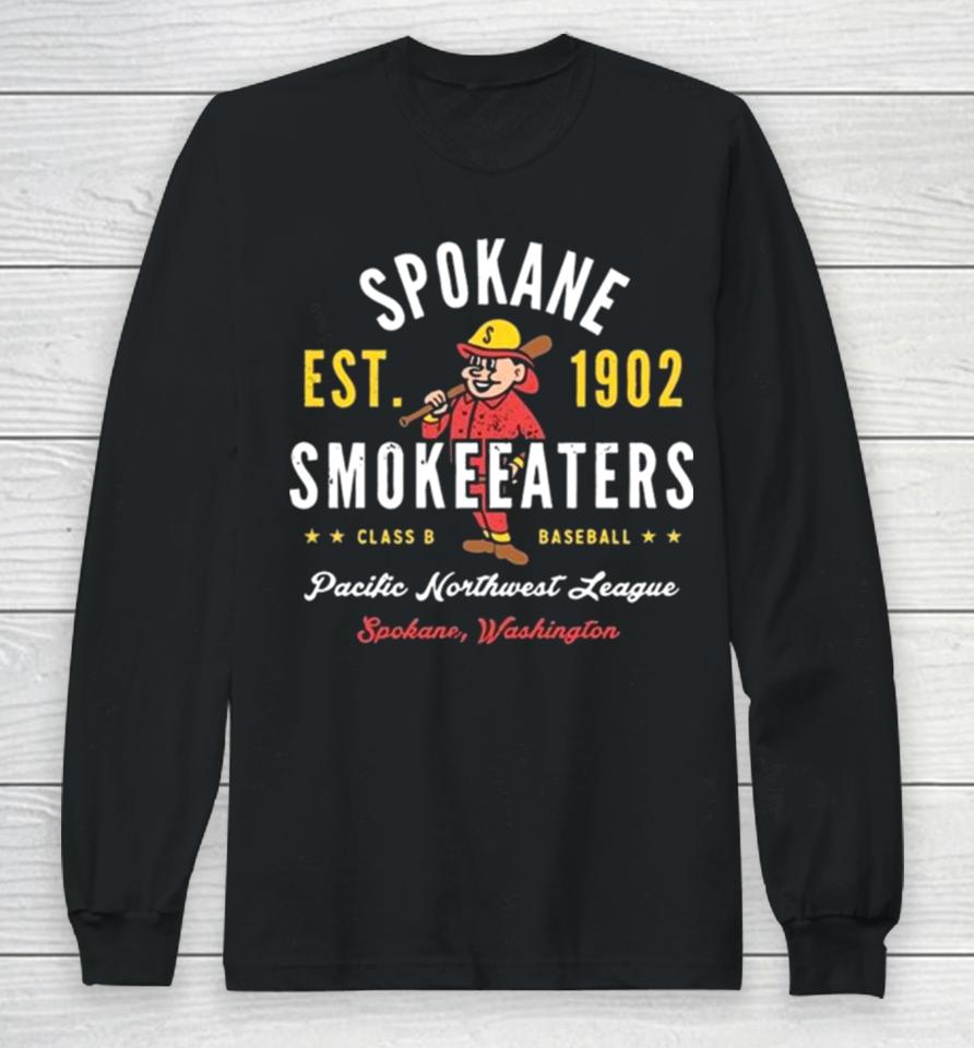Spokane Smoke Eaters Washington – Vintage Defunct Baseball Teams Long Sleeve T-Shirt