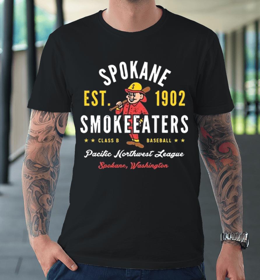 Spokane Smoke Eaters Washington – Vintage Defunct Baseball Teams Premium T-Shirt