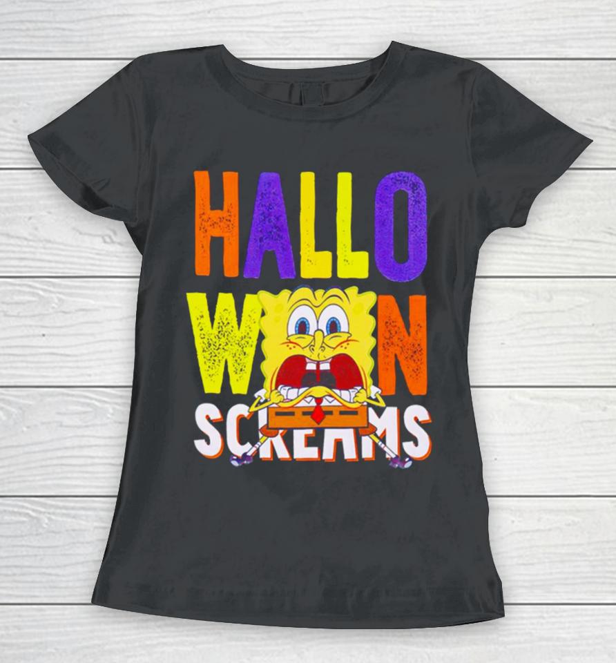 Spongebob Halloween Screams Women T-Shirt