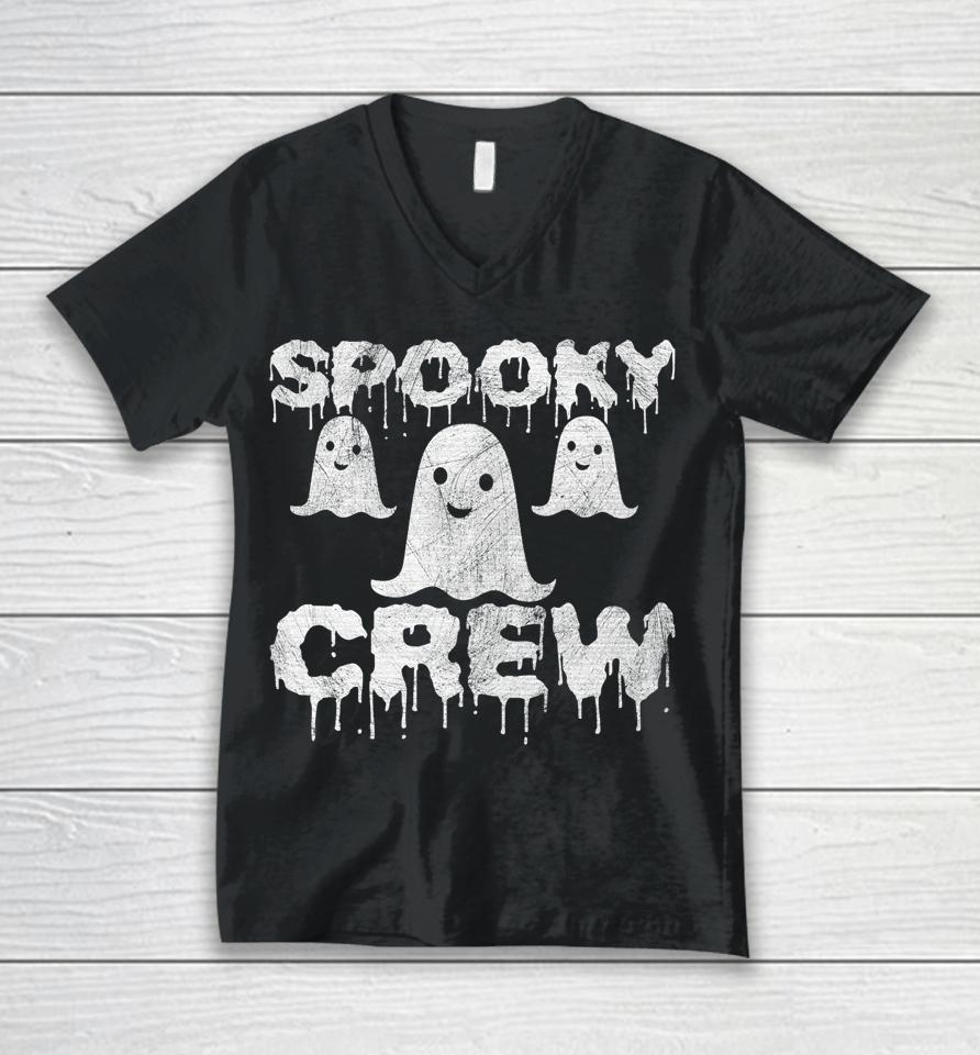 Spooky Crew Halloween Unisex V-Neck T-Shirt