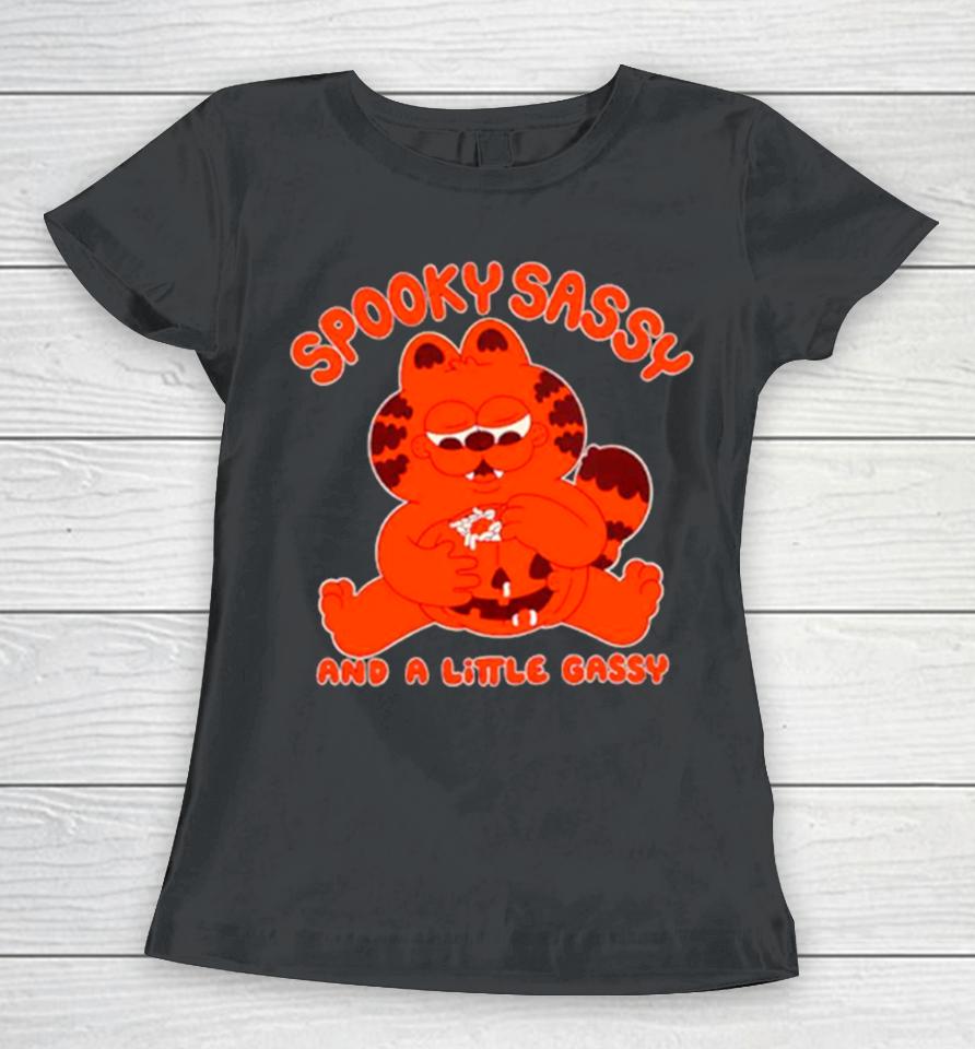 Spooky Sassy And A Little Gassy Trick Or Treat Women T-Shirt