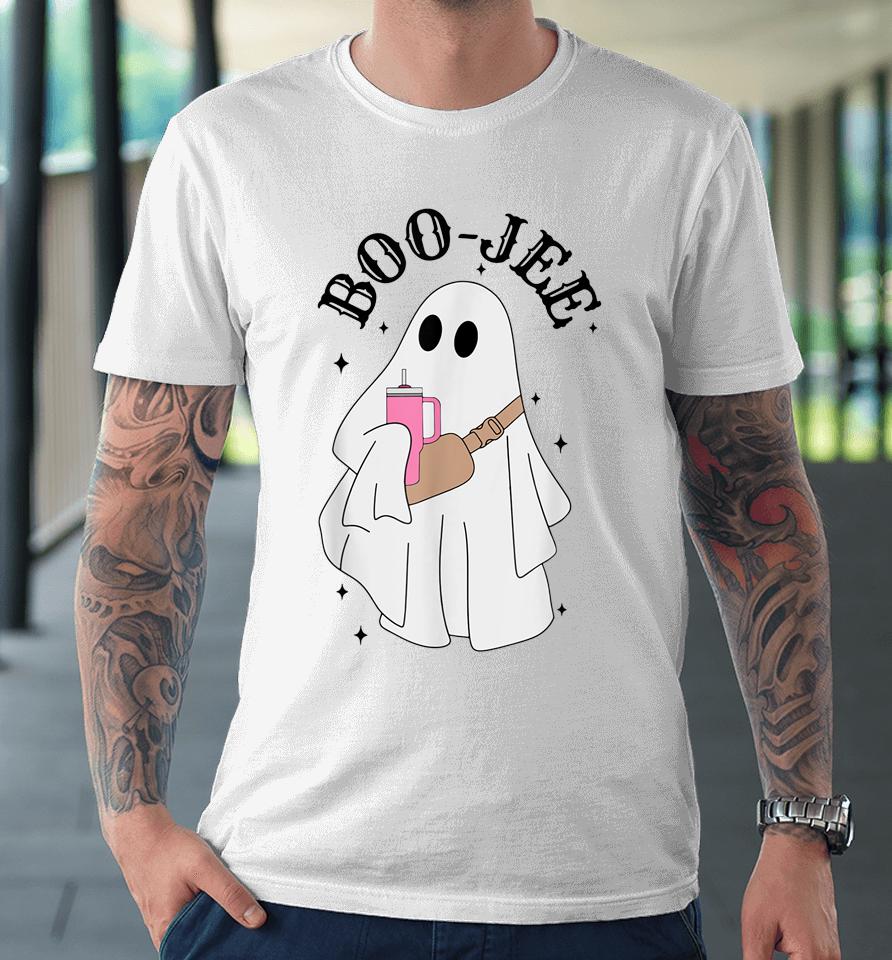 Spooky Season Cute Ghost Halloween Costume Boujee Boo Jee Premium T-Shirt