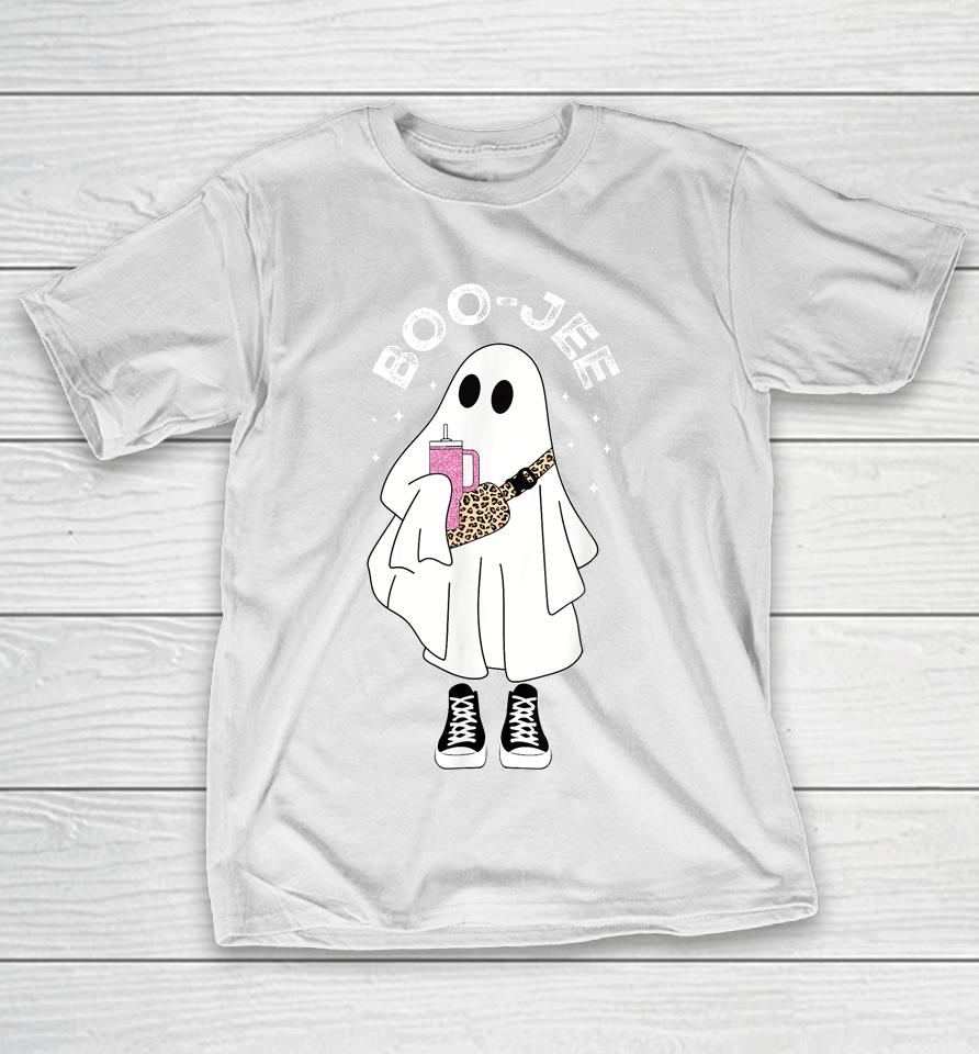 Spooky Season Cute Ghost Halloween Costume Boujee Boo-Jee T-Shirt