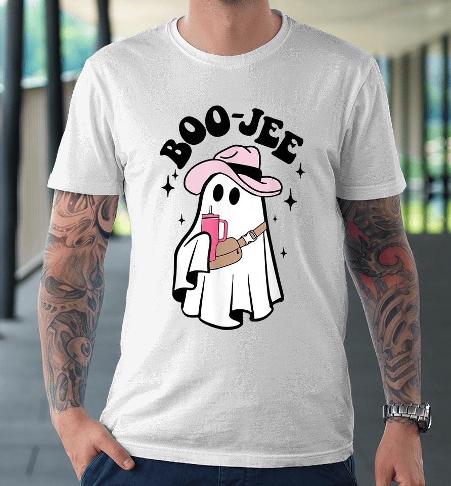 Spooky Season Cute Ghost Halloween Costume Boujee Boo-Jee Premium T-Shirt