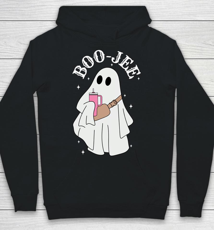 Spooky Season Funny Ghost Halloween Boujee Boo-Jee Hoodie