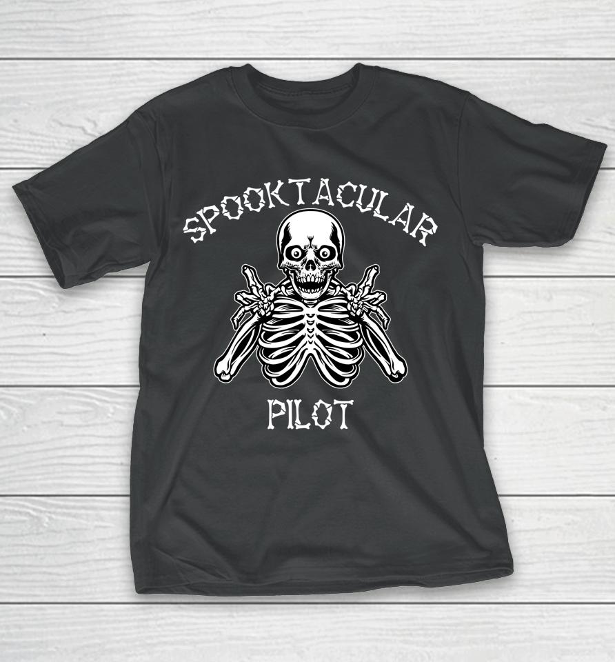 Spooky Spooktacular Pilot Halloween T-Shirt