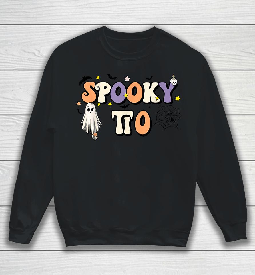 Spooky Tio Halloween Uncle Ghost Witchy Costume Sweatshirt