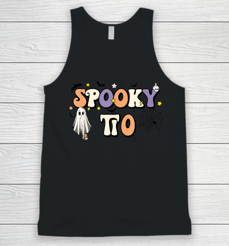 Spooky Tio Halloween Uncle Ghost Witchy Costume Unisex Tank Top