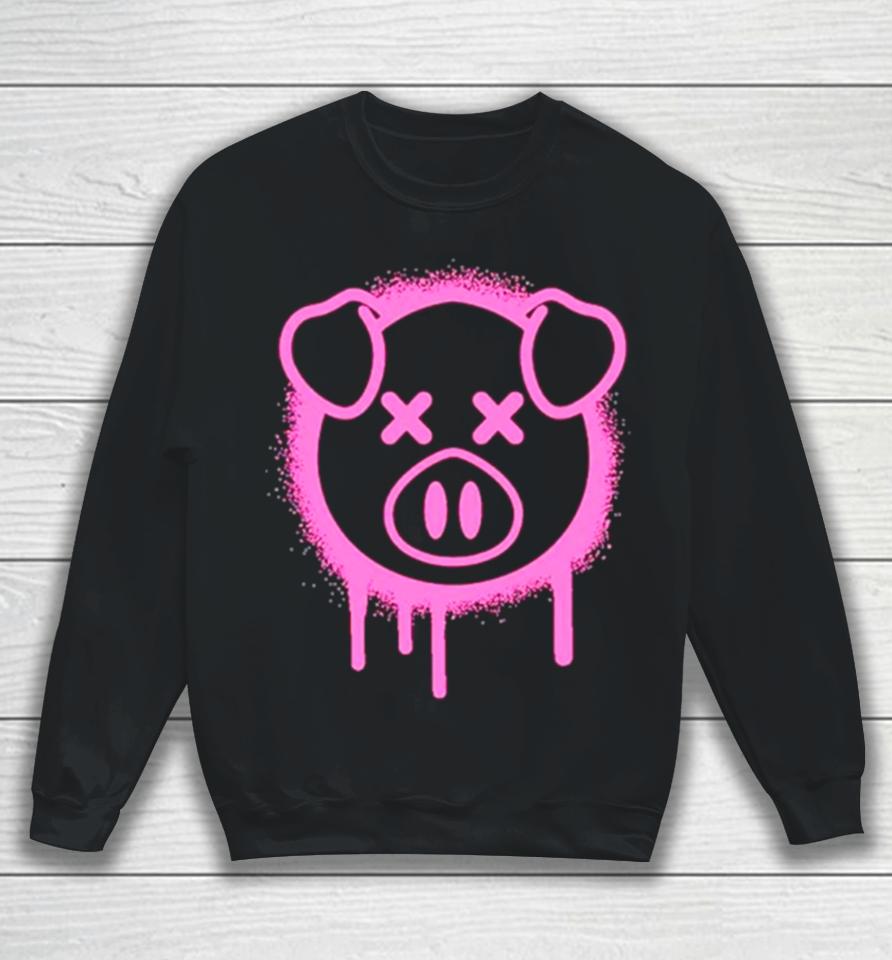 Spray Paint Pig Sweatshirt
