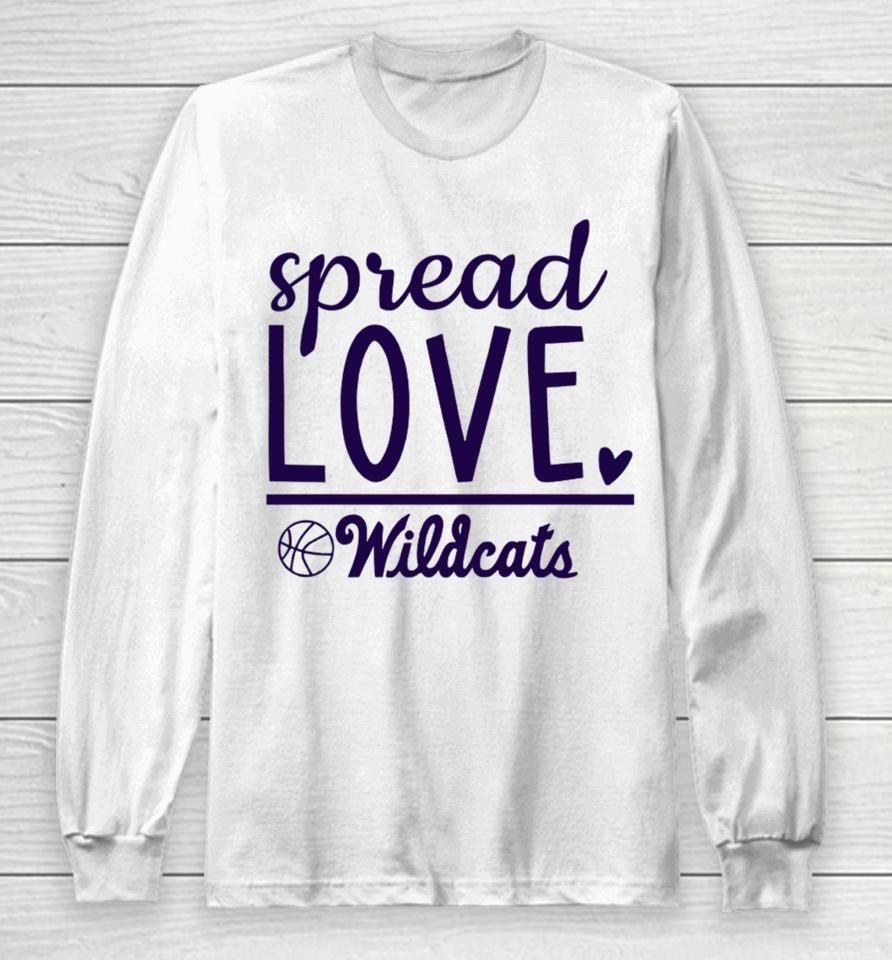 Spread Love Wildcats New Long Sleeve T-Shirt