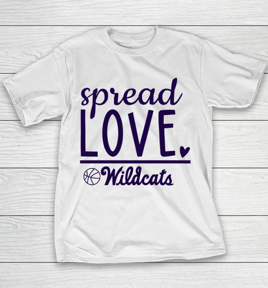 Spread Love Wildcats New Youth T-Shirt