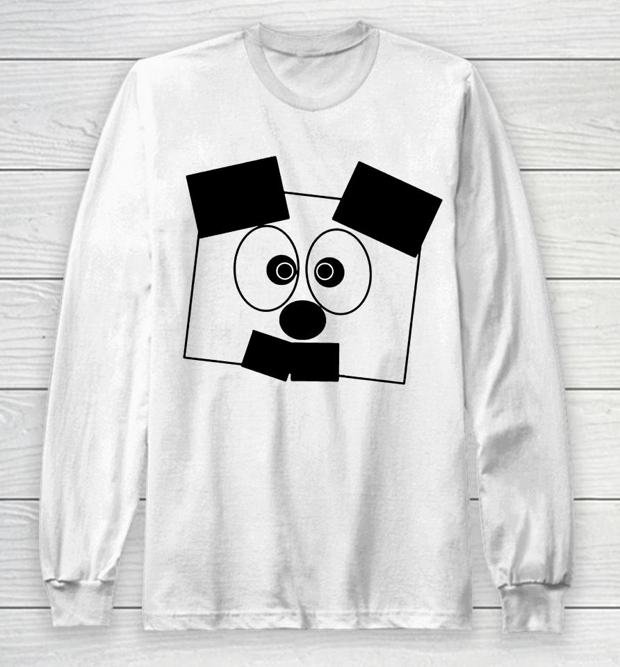 Square Cute And Funny Dog Long Sleeve T-Shirt