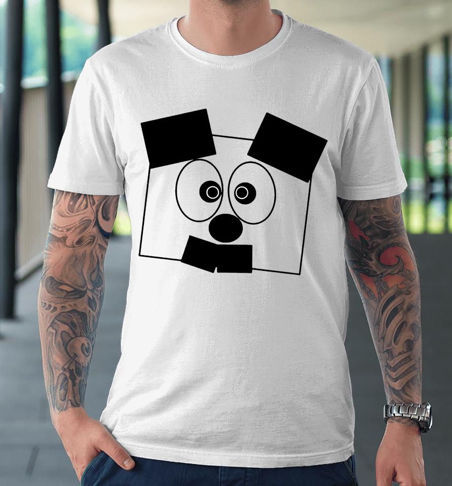 Square Cute And Funny Dog Premium T-Shirt