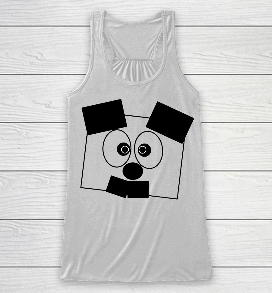 Square Cute And Funny Dog Racerback Tank