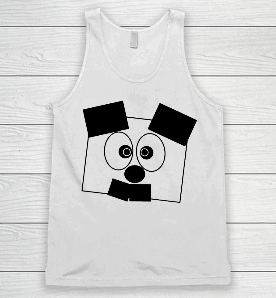 Square Cute And Funny Dog Unisex Tank Top