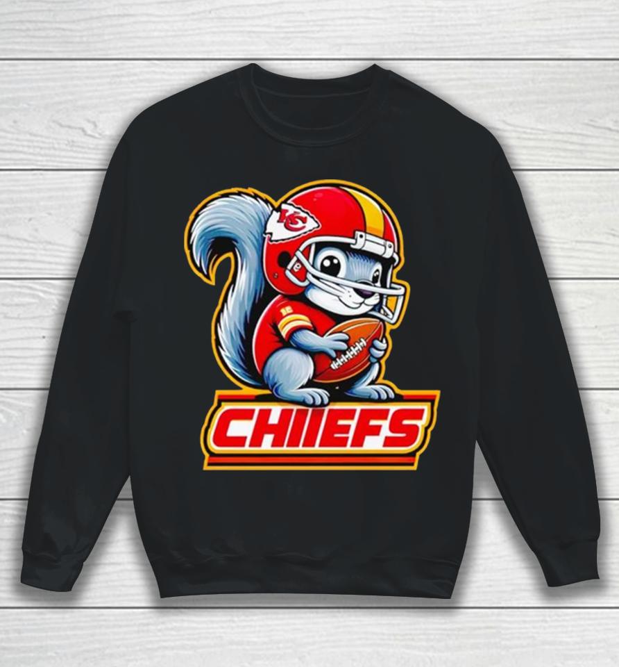 Squirrel Kansas City Chiefs Sweatshirt