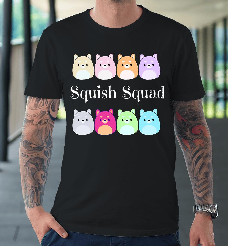 Squish Squad! Stuffed Animal Plush Mallow Collector Soft Premium T-Shirt