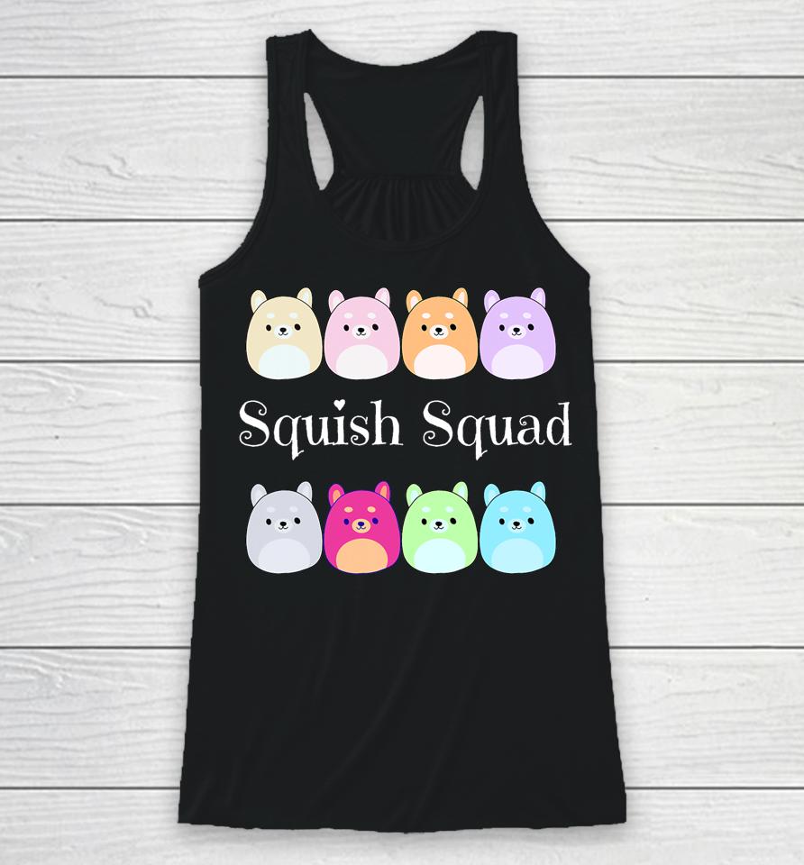 Squish Squad! Stuffed Animal Plush Mallow Collector Soft Racerback Tank