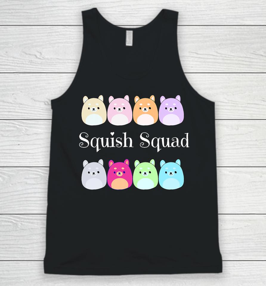 Squish Squad! Stuffed Animal Plush Mallow Collector Soft Unisex Tank Top