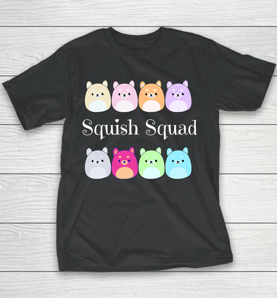 Squish Squad! Stuffed Animal Plush Mallow Collector Soft Youth T-Shirt