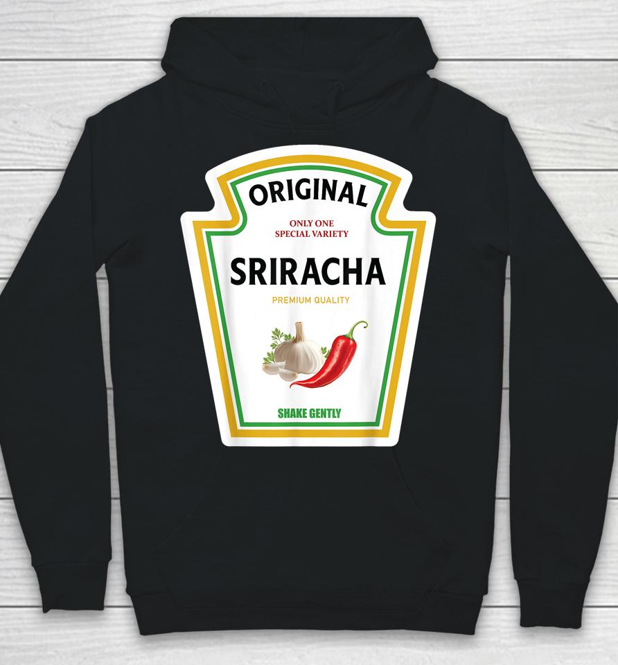 Sriracha Sauce Halloween 2023 Costume Family Mustard Ketchup Hoodie