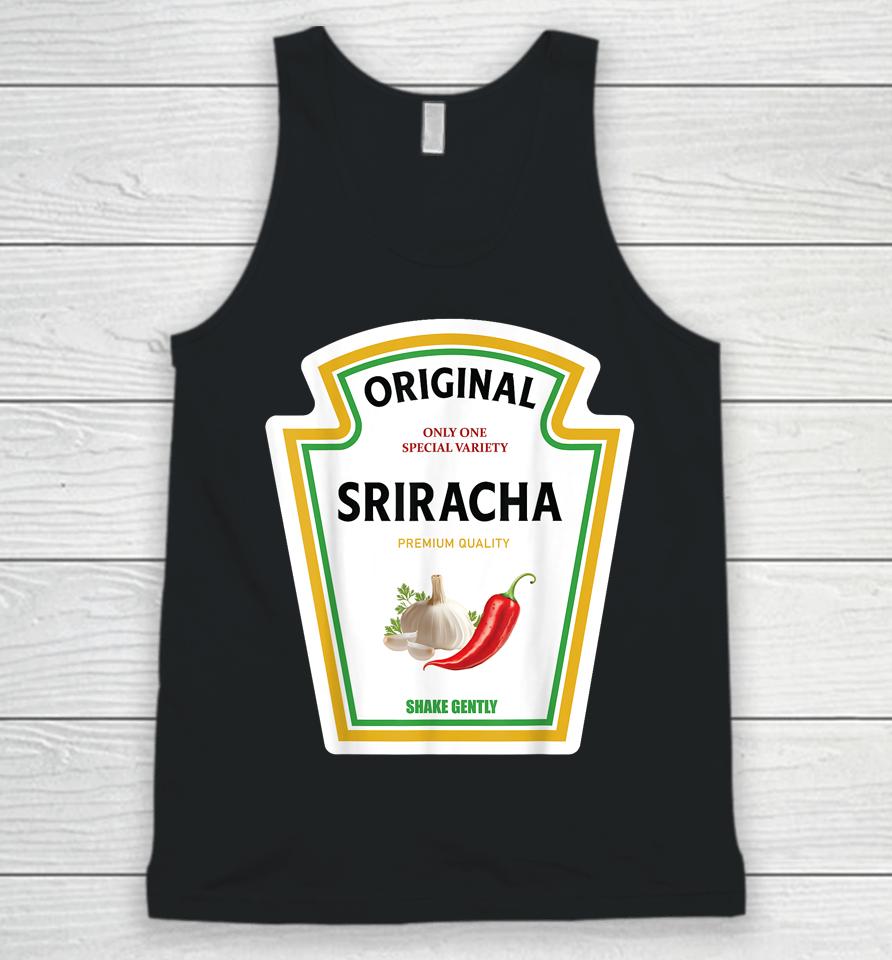 Sriracha Sauce Halloween 2023 Costume Family Mustard Ketchup Unisex Tank Top