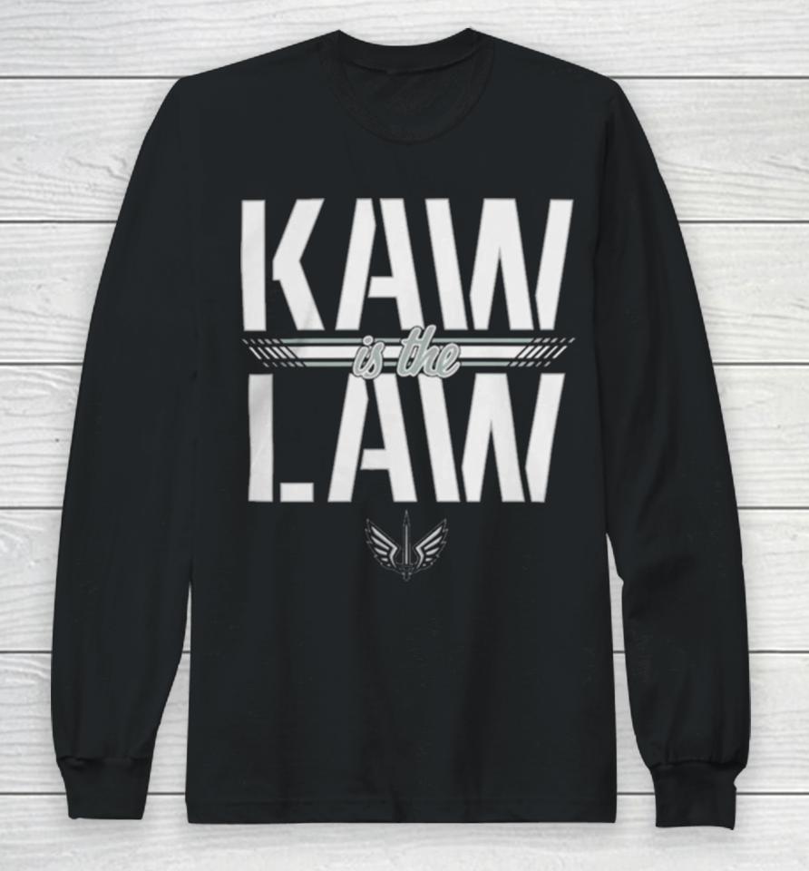 St. Louis Battlehawks Ufl Kaw Is The Law Logo Long Sleeve T-Shirt