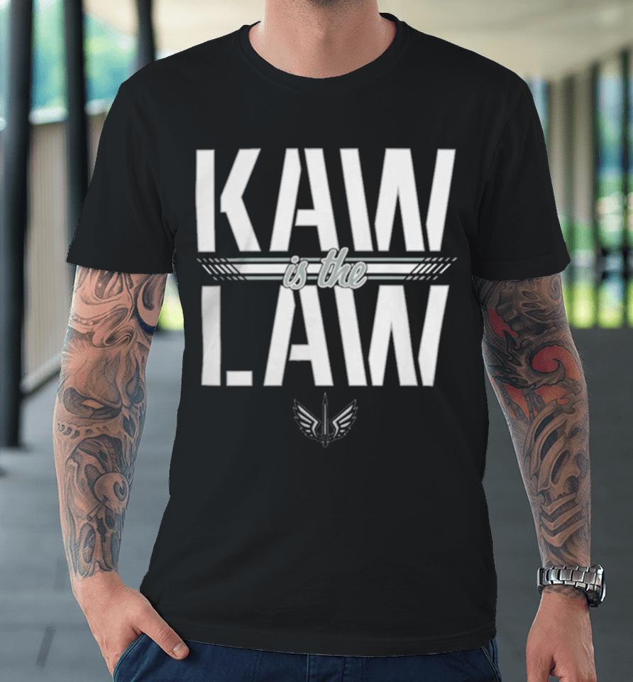 St. Louis Battlehawks Ufl Kaw Is The Law Logo Premium T-Shirt