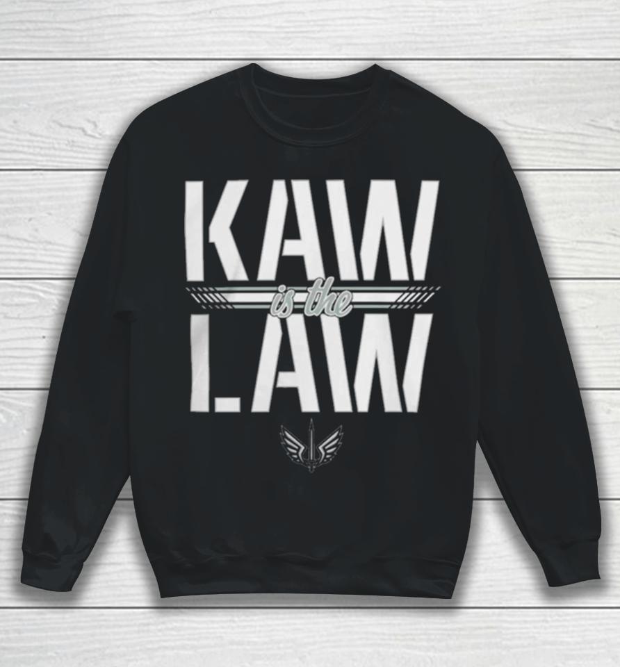 St. Louis Battlehawks Ufl Kaw Is The Law Logo Sweatshirt