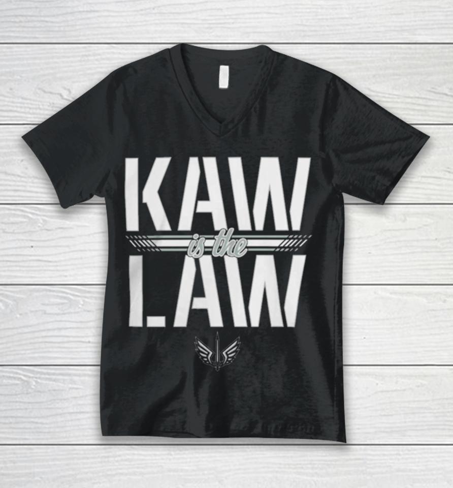 St. Louis Battlehawks Ufl Kaw Is The Law Logo Unisex V-Neck T-Shirt