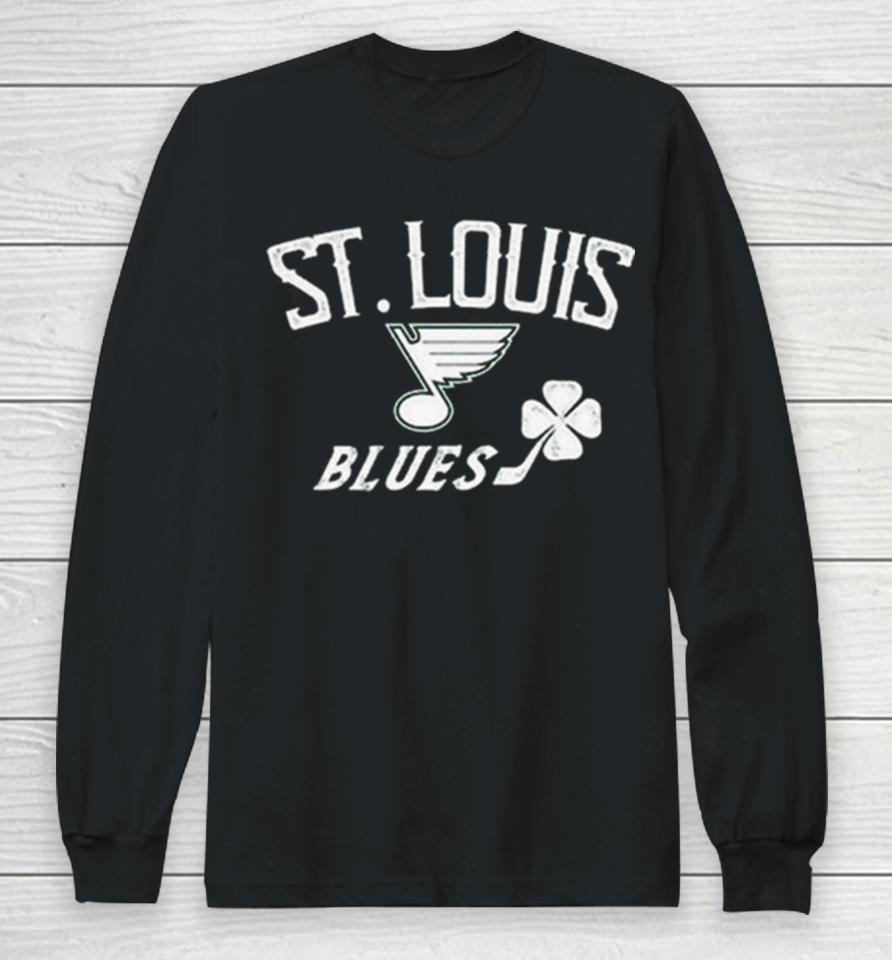 St. Louis Blues Levelwear Youth St. Patrick’s Day Little Richmond Clover Long Sleeve T-Shirt