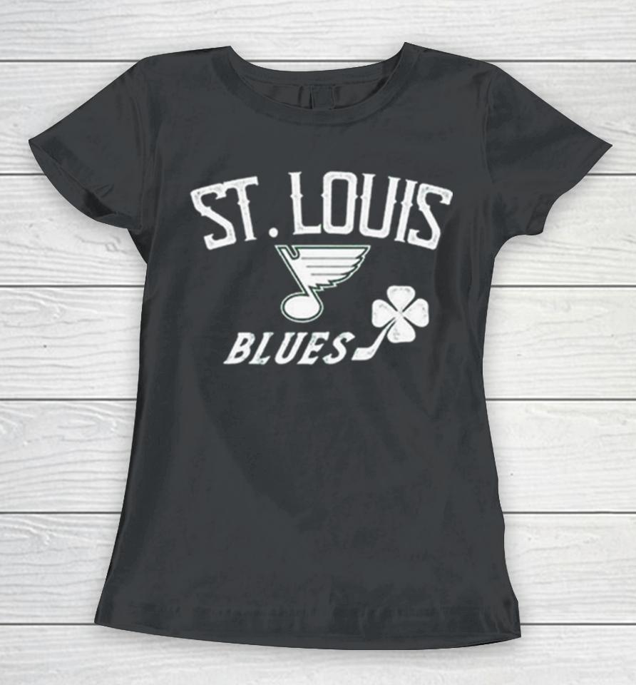 St. Louis Blues Levelwear Youth St. Patrick’s Day Little Richmond Clover Women T-Shirt