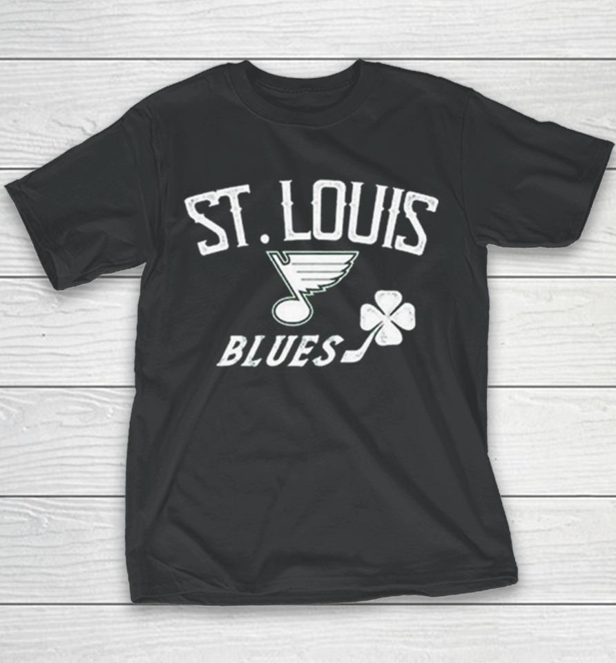St. Louis Blues Levelwear Youth St. Patrick’s Day Little Richmond Clover Youth T-Shirt