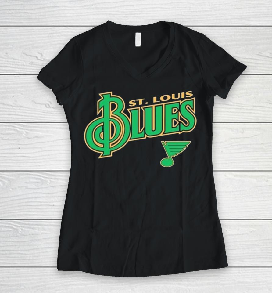 St. Louis Blues Series Six St. Paddy’s Women V-Neck T-Shirt
