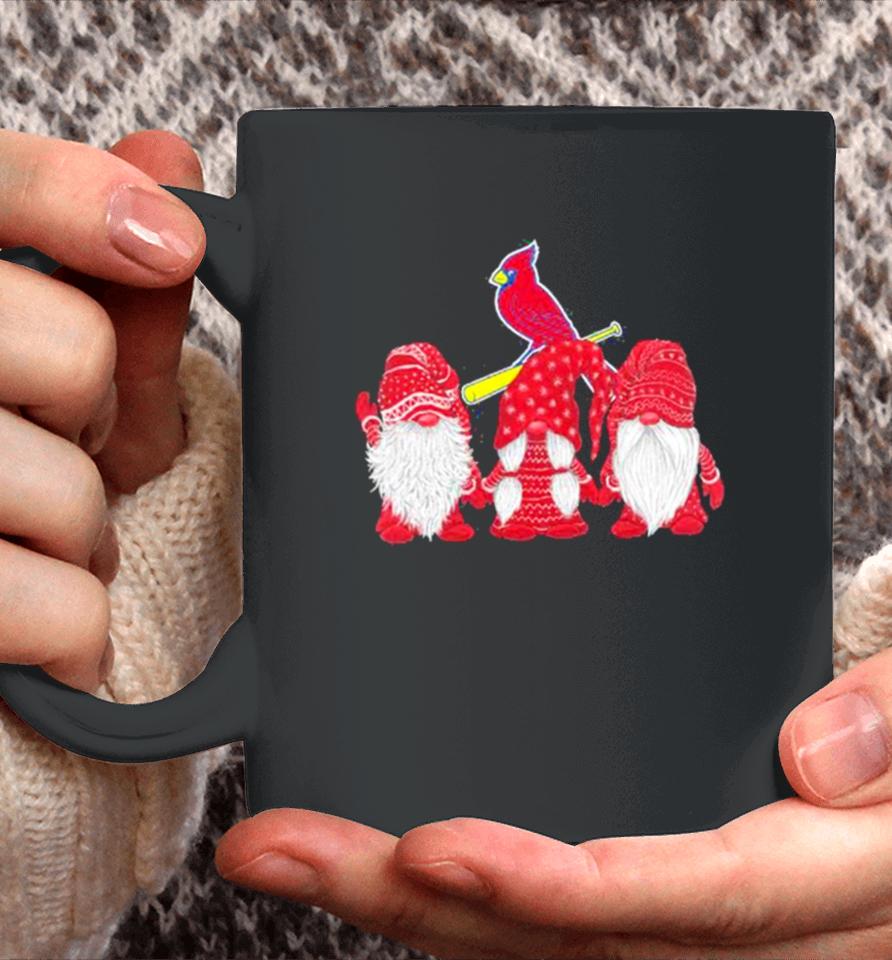 St Louis Cardinals Gnomes Merry Christmas Coffee Mug