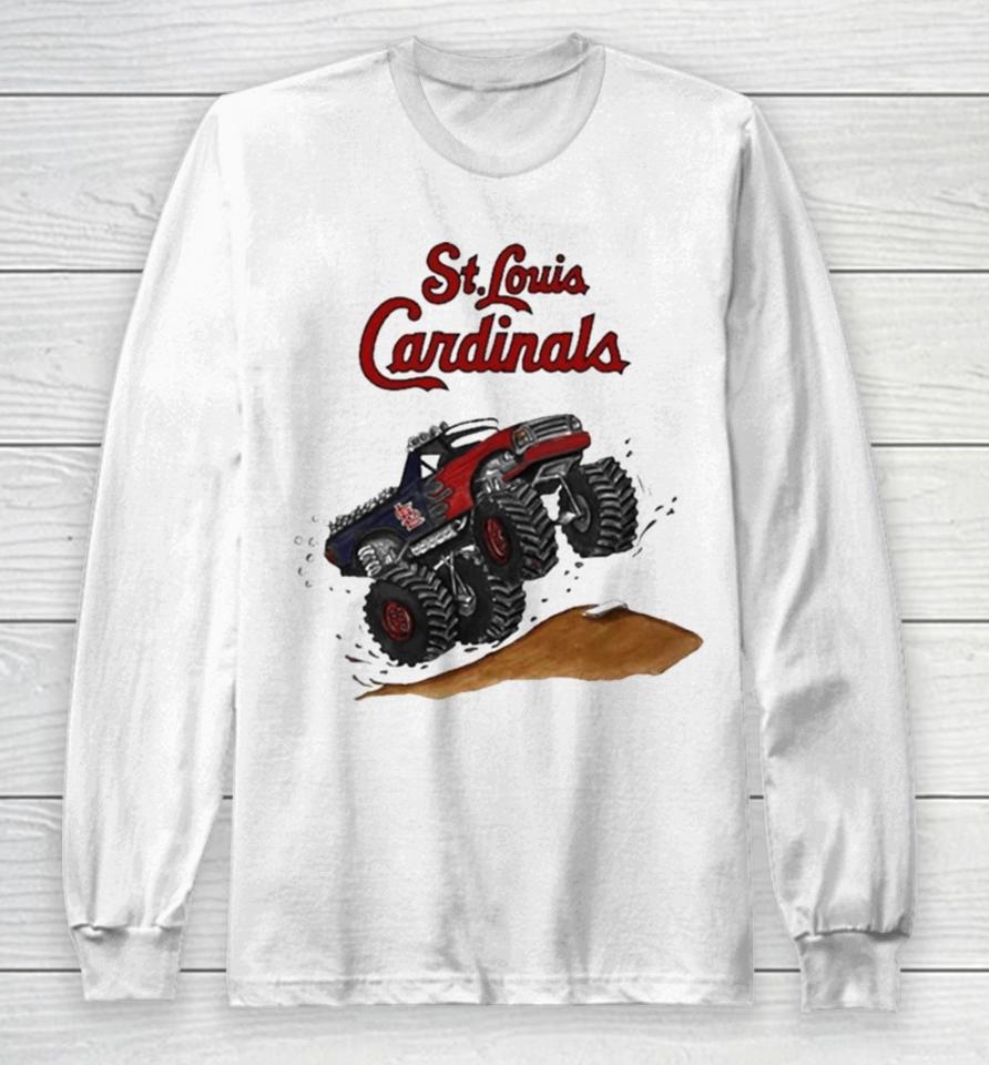 St. Louis Cardinals Monster Truck Mlb Long Sleeve T-Shirt