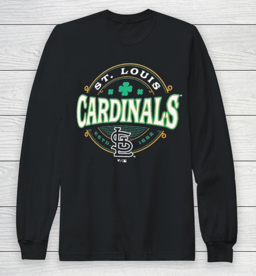 St. Louis Cardinals St. Patrick’s Day Lucky 2024 Long Sleeve T-Shirt