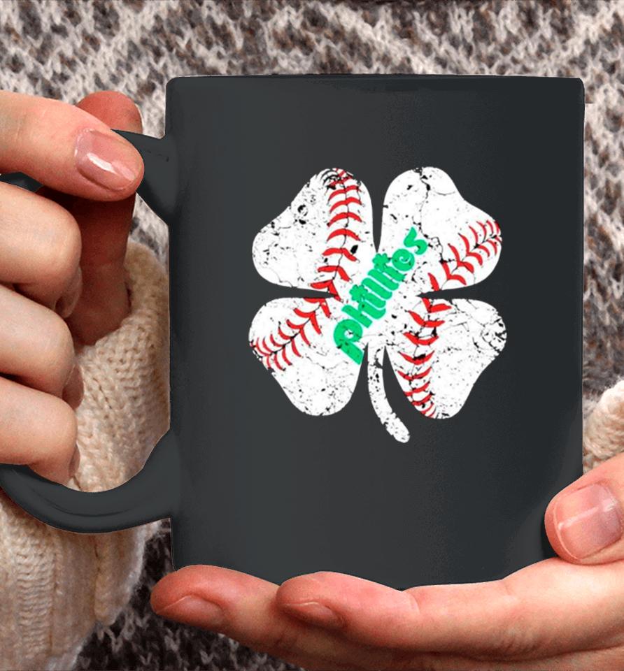St Patricks Day Baseball Shamrock Phillies Coffee Mug