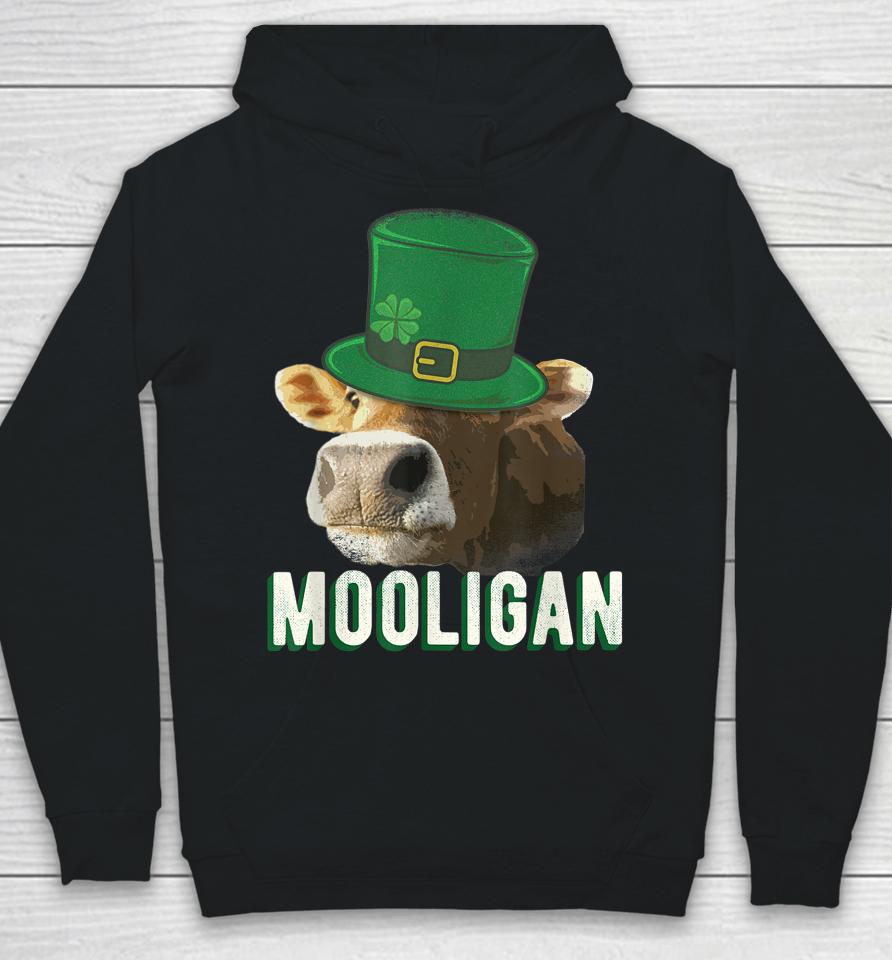 St Patricks Day Hooligan Mooligan Cow St Paddy Party Hoodie