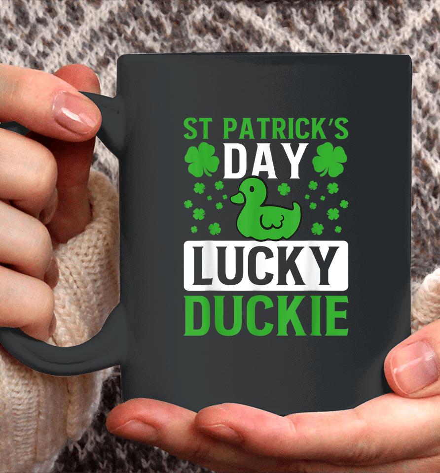 St Patrick's Day Lucky Duckie Coffee Mug
