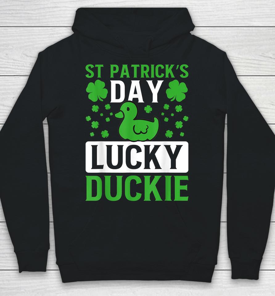 St Patrick's Day Lucky Duckie Hoodie