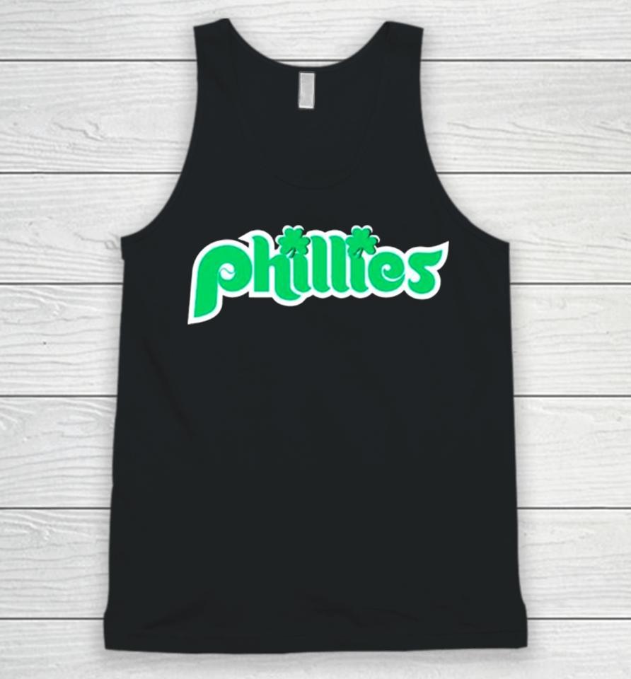 St Patrick’s Day Philadelphia Phillies Baseball Unisex Tank Top