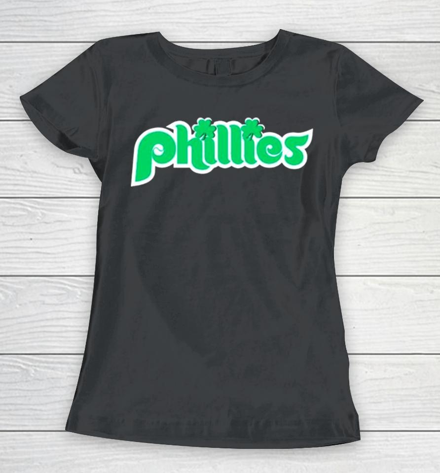 St Patrick’s Day Philadelphia Phillies Baseball Women T-Shirt