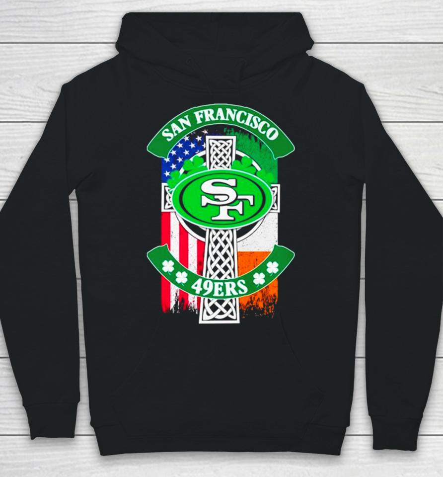 St Patrick’s Day San Francisco 49Ers Usa And Ireland Flag Hoodie