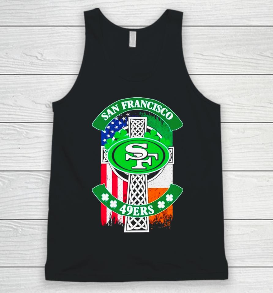 St Patrick’s Day San Francisco 49Ers Usa And Ireland Flag Unisex Tank Top