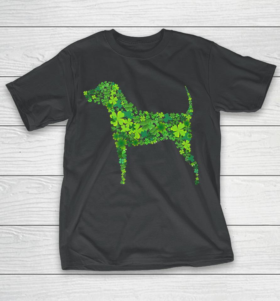 St Patrick's Day Shamrock Dog T-Shirt