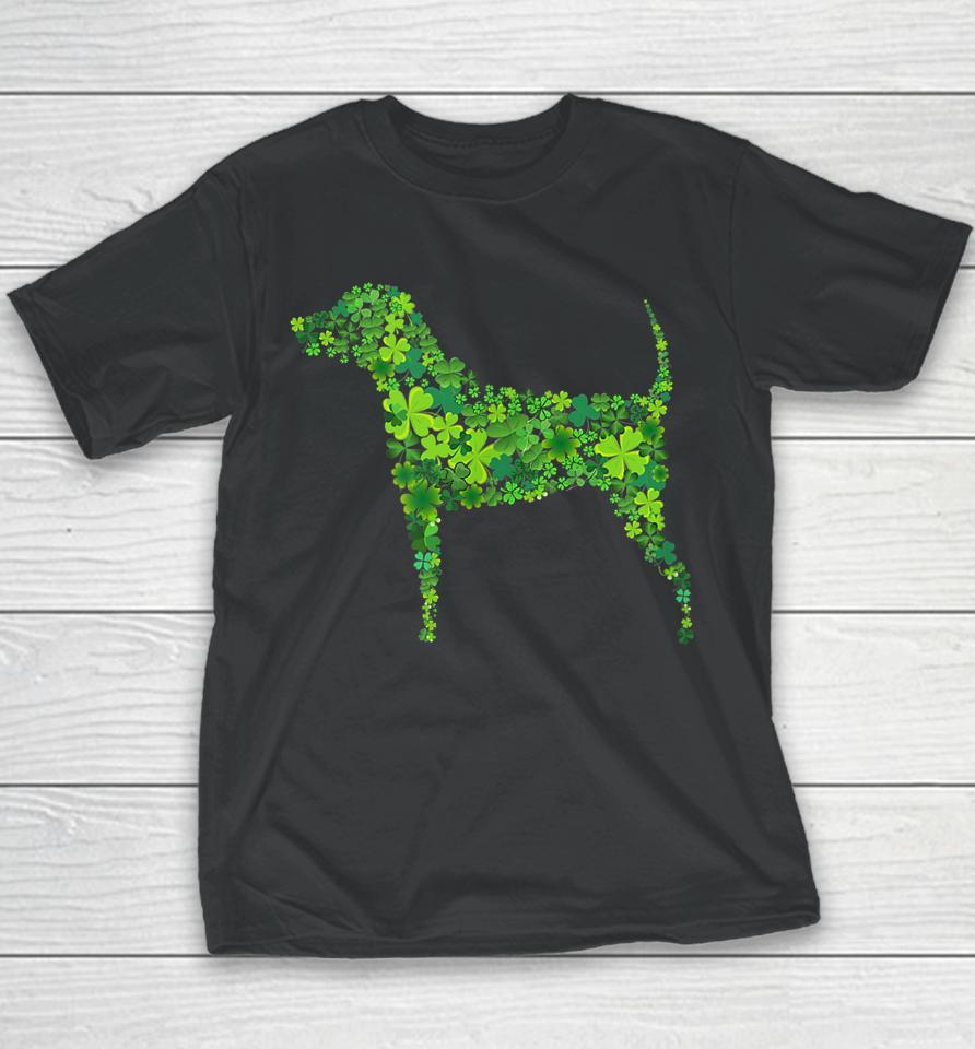 St Patrick's Day Shamrock Dog Youth T-Shirt