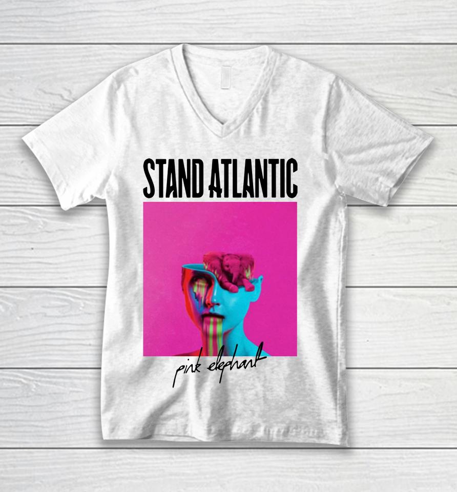 Stand Atlantic Pink Elephant Unisex V-Neck T-Shirt