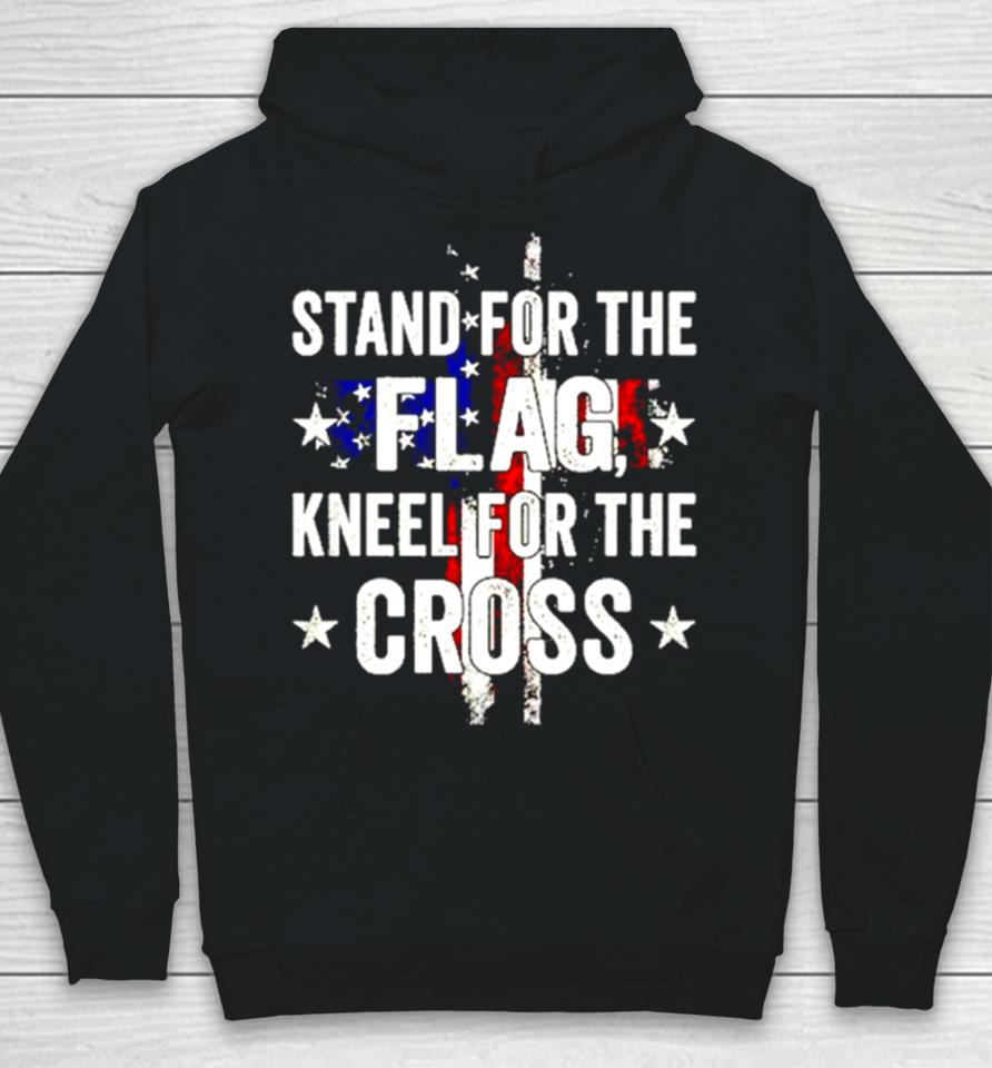 Stand For The Flag Kneel For The Cross Retro Hoodie