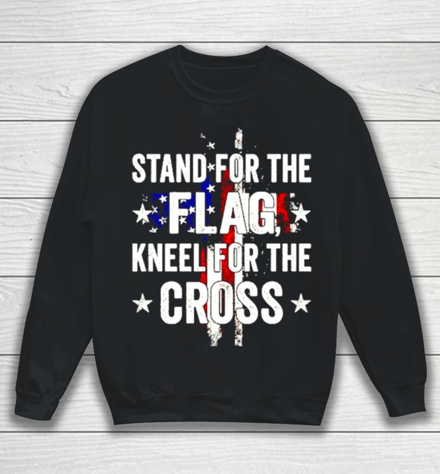 Stand For The Flag Kneel For The Cross Retro Sweatshirt